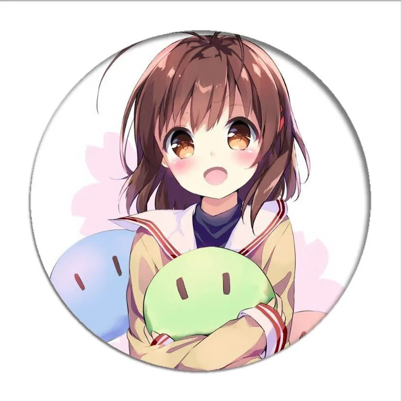 1 шт. значок косплея Okazaki Tomoya брошь Furukawa Nagisa коллекция булавок сумки Значки для