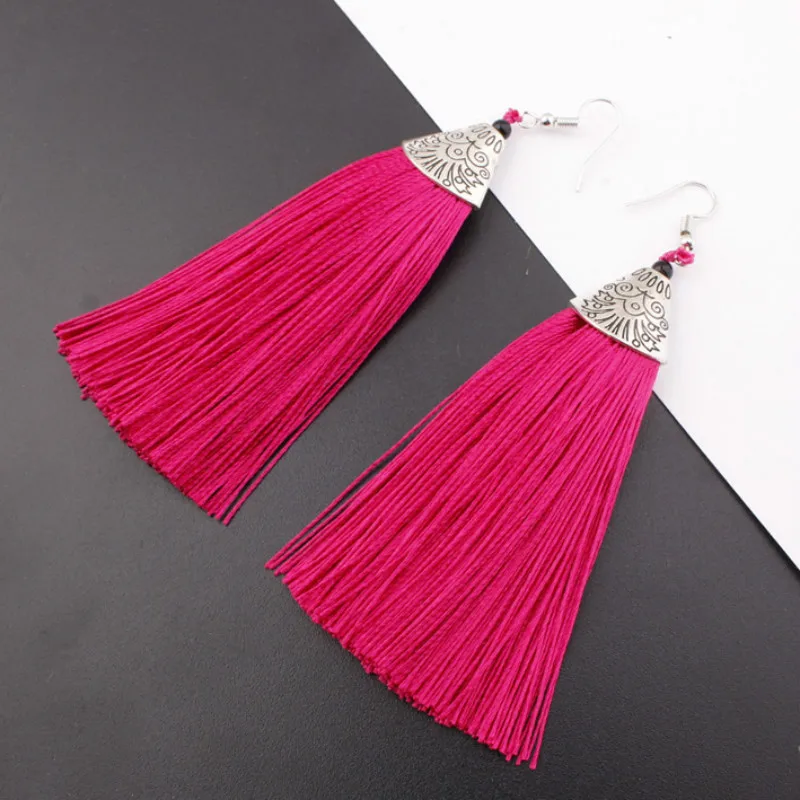 Серьги кисточки из сплава этнические серьги аксессуары для невесты