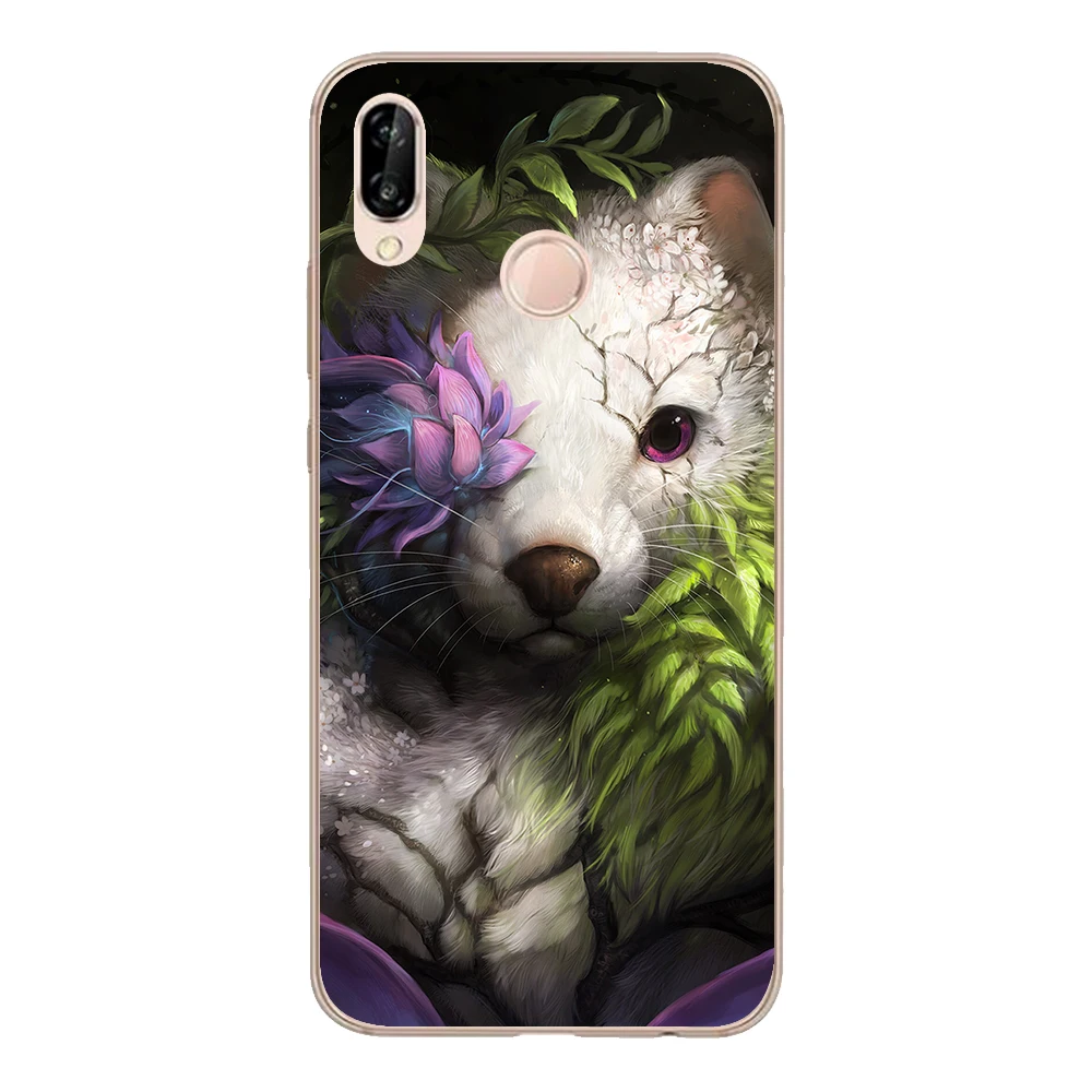 Чехол для Huawei P20 Lite 5 84 &quot мягкий силиконовый чехол из ТПУ защитный телефона с
