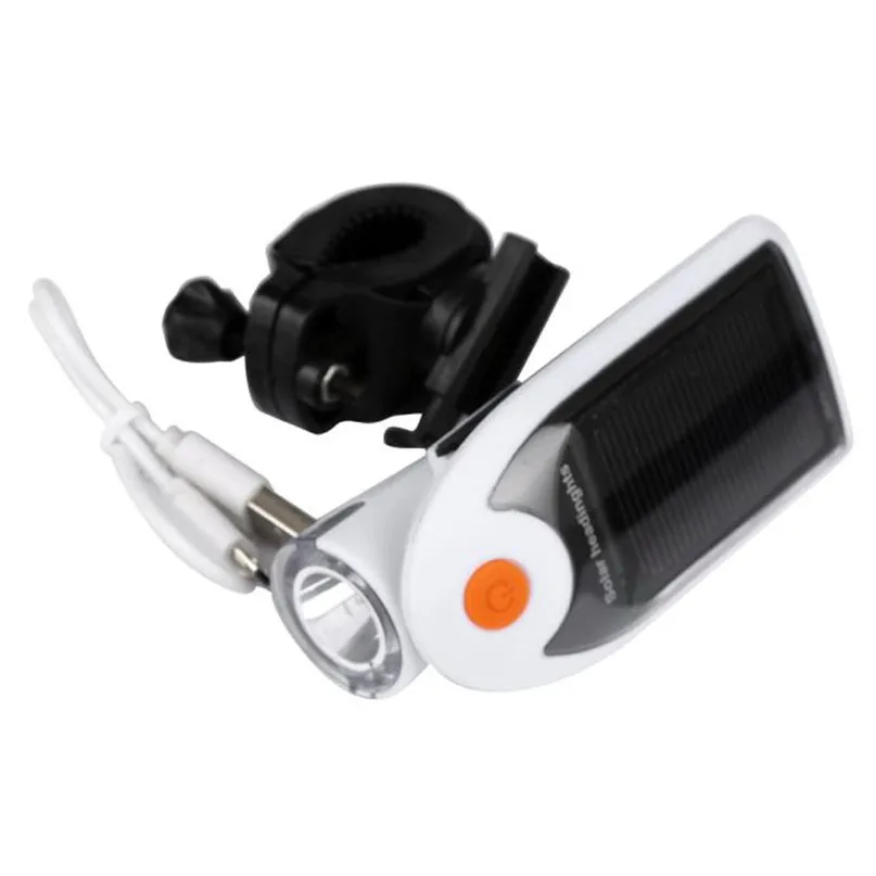 USB зарядка на солнечной батарее велосипедный светильник уличный светодиодный