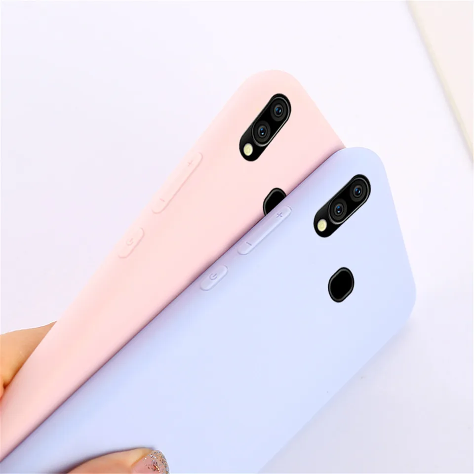 Чехол-накладка для Samsung Galaxy A10 A20 A30 A40 A50 A60 A70 силиконовый в ассортименте | Мобильные