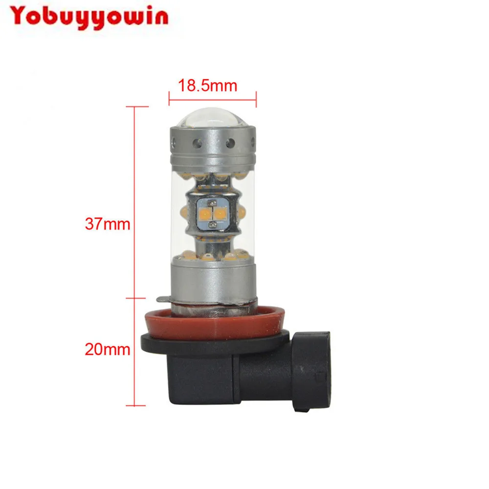 2x супер яркий 1200LMS H11 светодиодный CREE чипы противотуманные светильник белый CANBUS