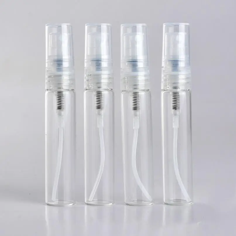 Дорожная стеклянная многоразовая мини-бутылочка для духов 5 мл спрей фотопомпа