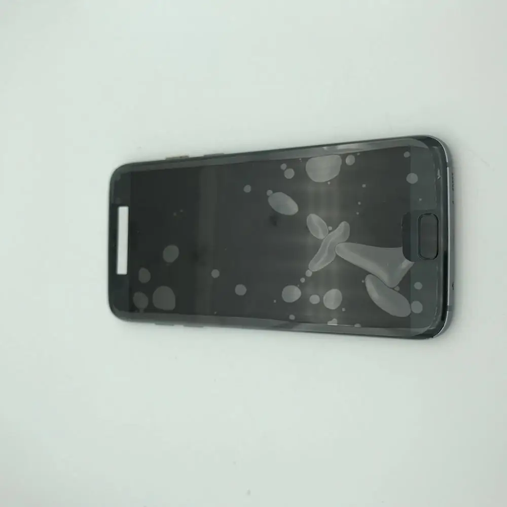 ЖК экран с дигитайзером для Samsung Galaxy S7 edge сенсорный со средней рамкой 100%