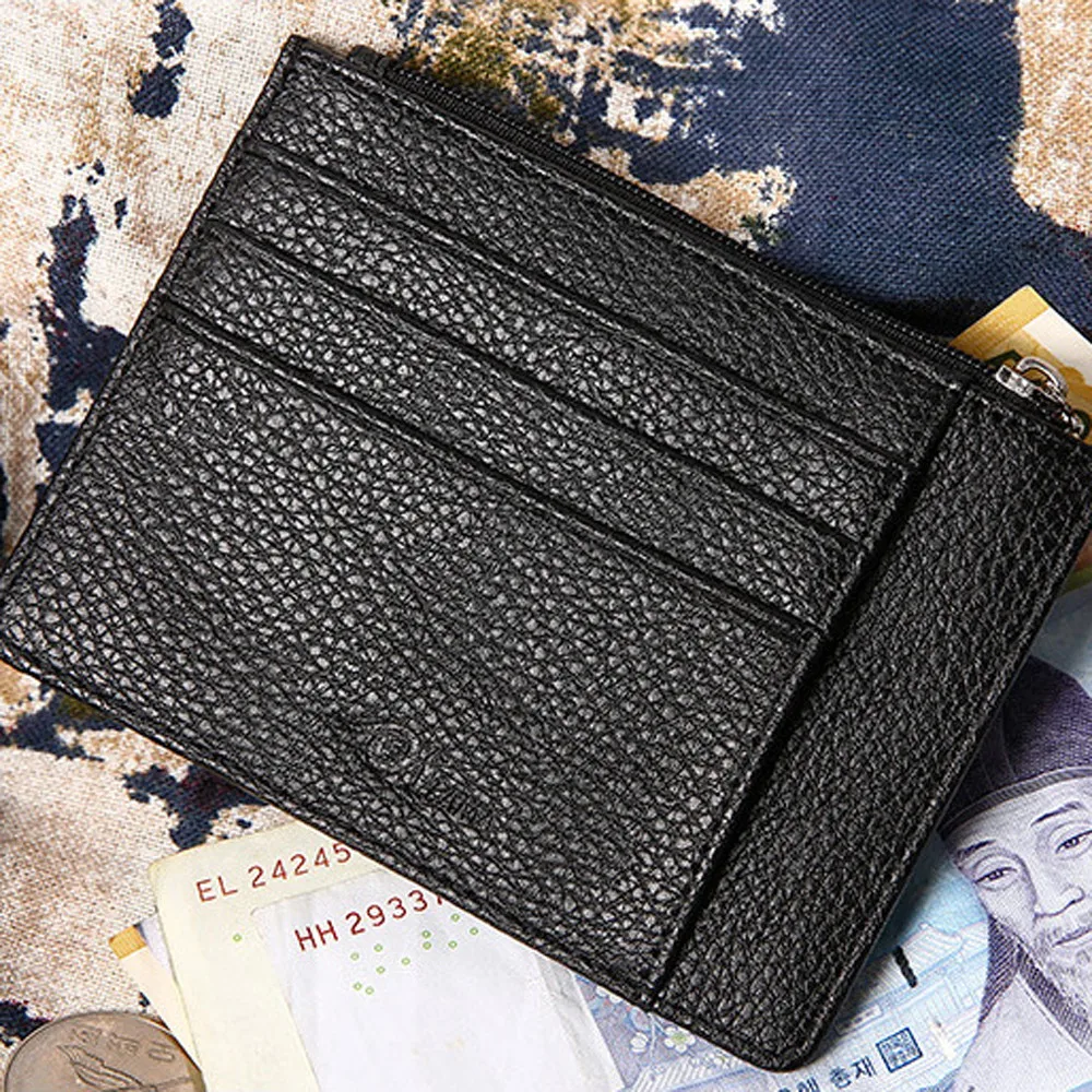 Мужской бумажник тонкий кредитный держатель для карт ID Бизнес 2020 Чехол мужские