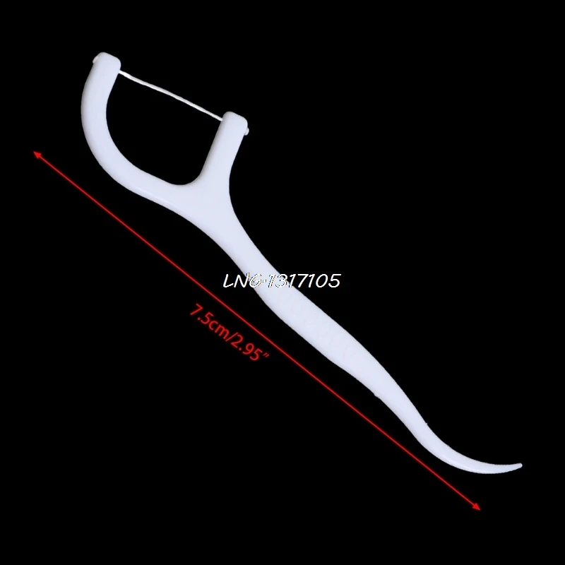 

50pcs Dental Floss Flosser Picks Teeth Toothpicks Stick Tooth Clean Oral Care LNG