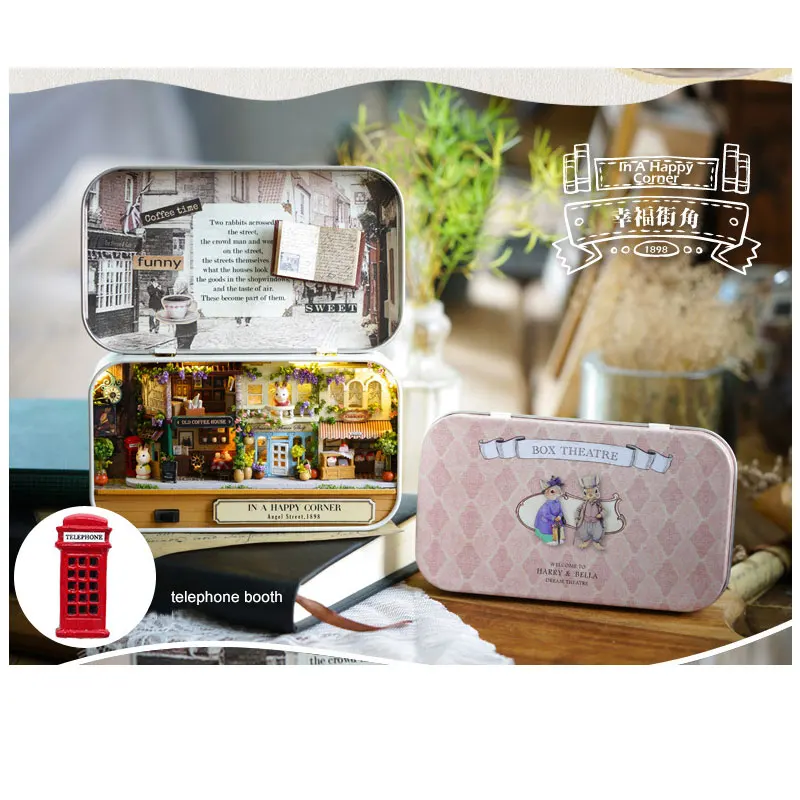 DIY кукольные домики для детей коробка театр Forest Rhapsody 3D мини-Головоломка сделай