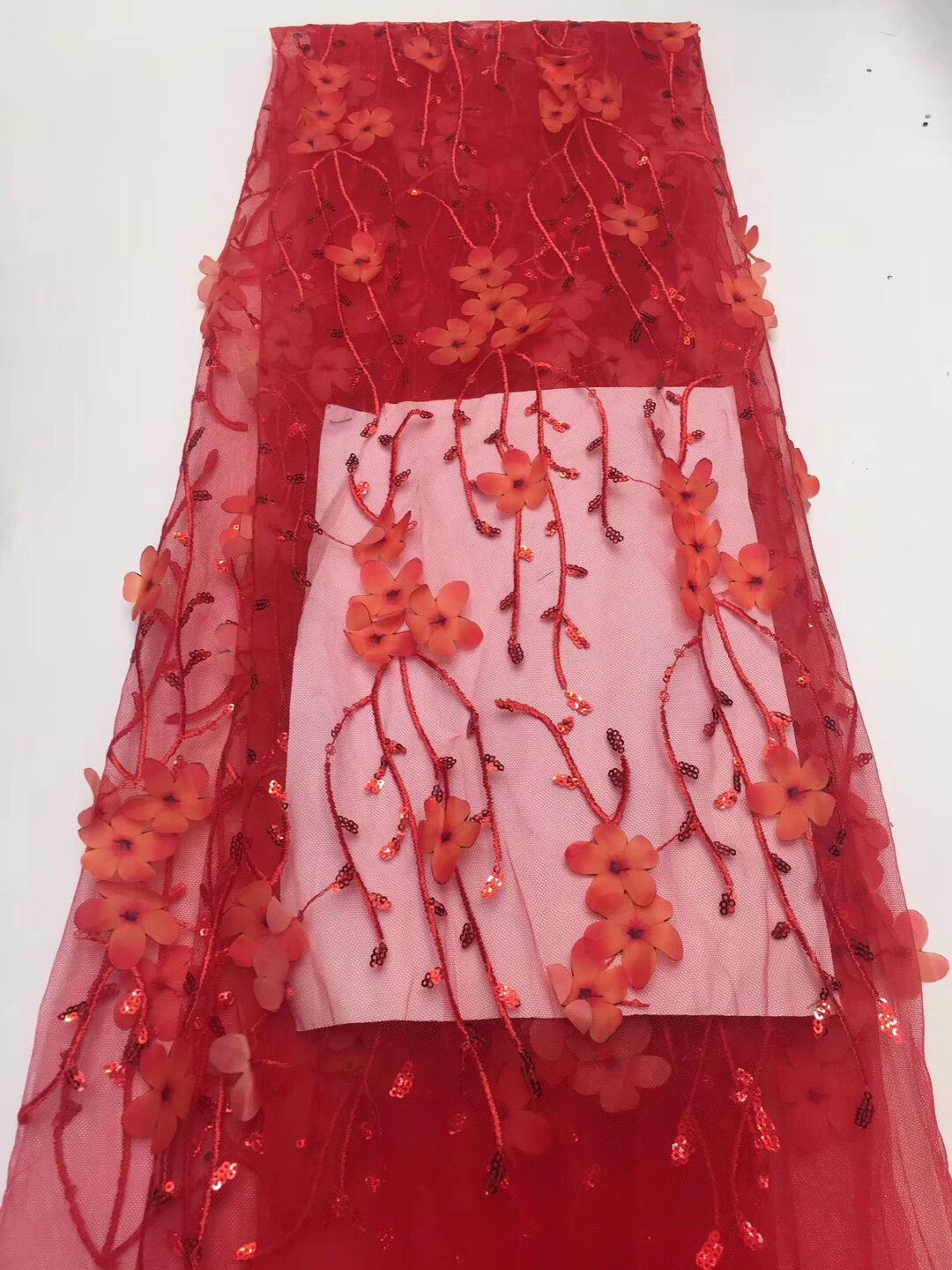

African Lace Fabric 2019 High Quality New Hot Nigerian French Lace Fabric Wedding Dress Sewing Dress ZX32501