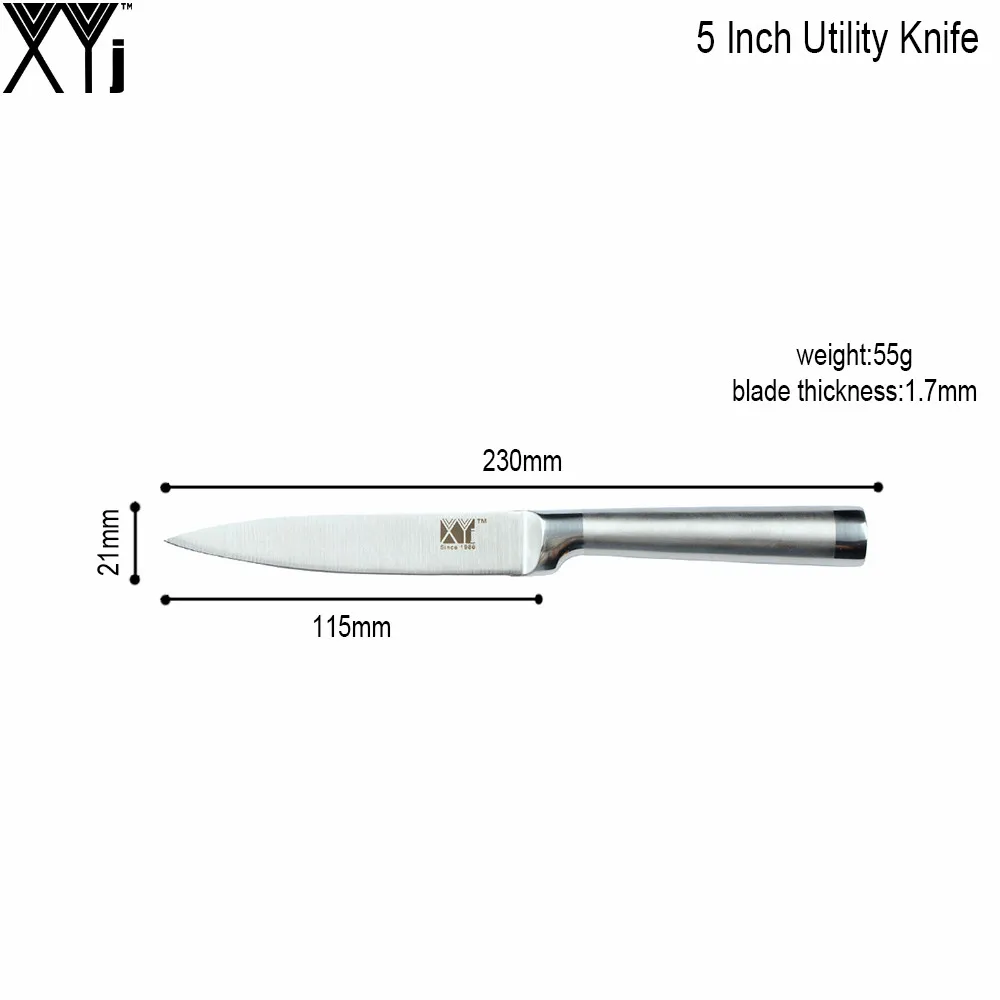 XYJ 5 дюймов Многофункциональный кухонный нож эргономичная ручка дизайн прочный