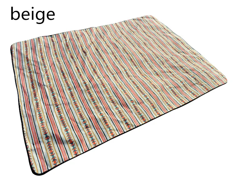 beige 200*150 пляжный коврик, матрас для кемпинга и пикника, портативное одеяло для кемпинга, туристическое пляжное одеяло, коврик без песка - Цвет: beige