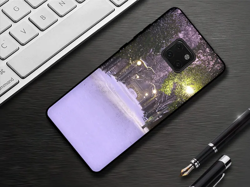 JURCHEN, мягкий силиконовый чехол для huawei mate 20 Pro, чехол с милым рисунком, тонкая задняя крышка для huawei mate 20 Pro 20 X 20X, чехол для телефона