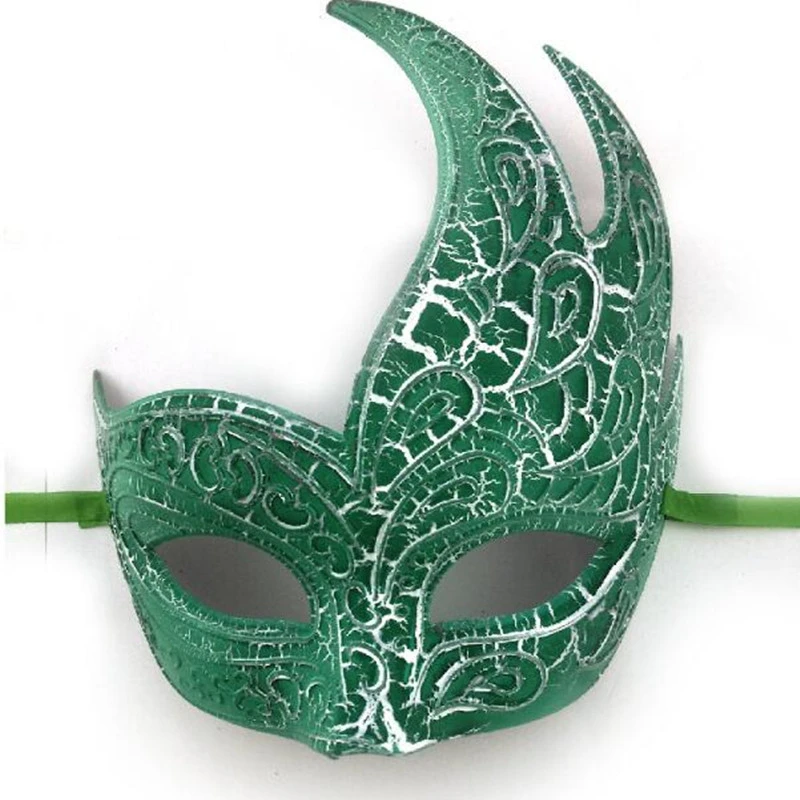 1 шт. пластиковый массивный стиль белая полоса половина лица женский креативный