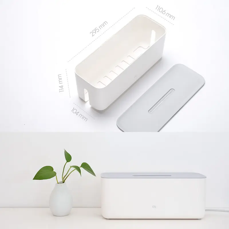 Xiaomi шнур питания разъем для хранения коробки кабель менеджер теплового излучения отверстие контейнер пылезащитный Защитный выход чехол