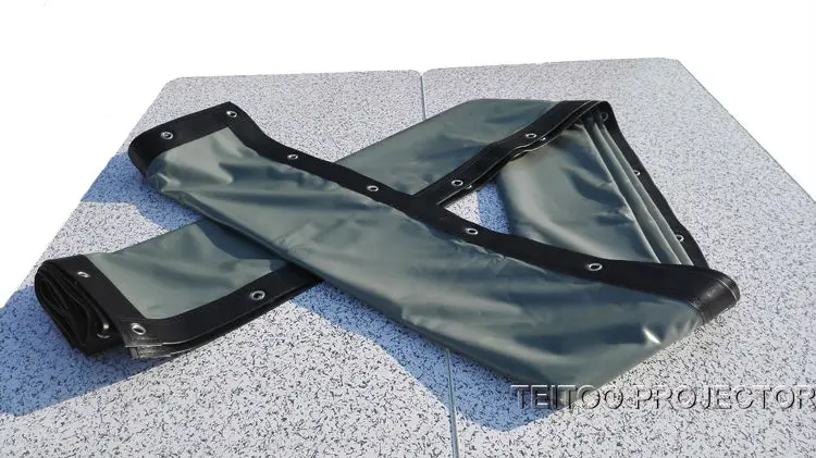 Уличный проекционный экран большого размера 4:3 с задней стенкой 300 дюйма для