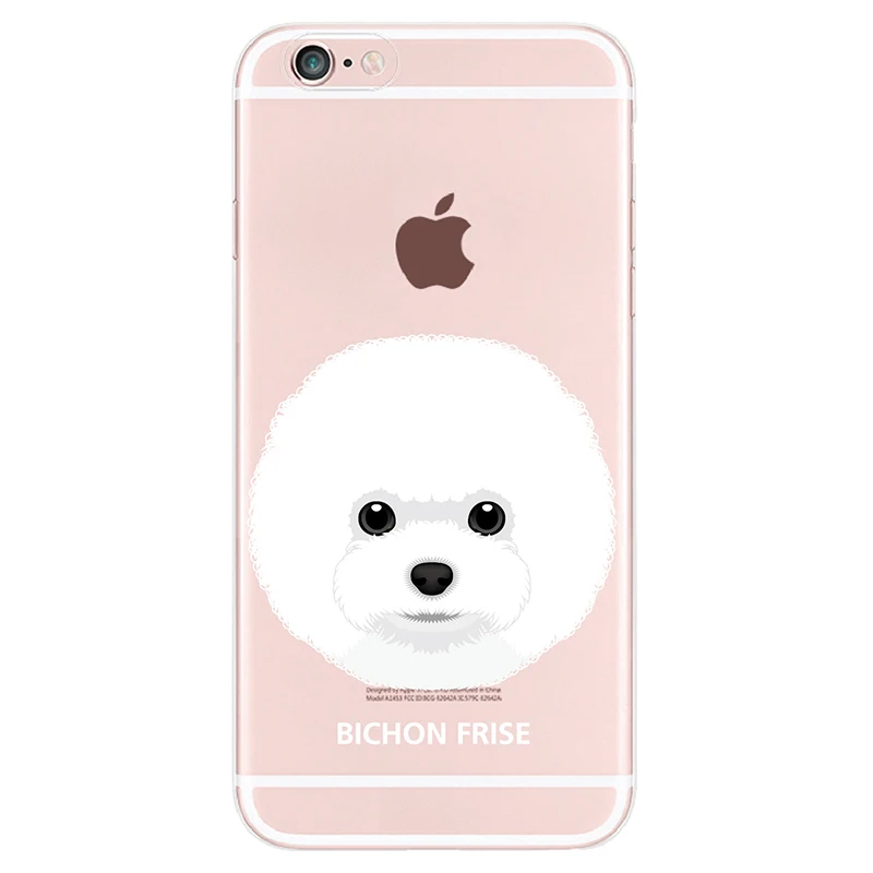 Милый мягкий чехол для iPhone 7 7Plus 6 6S 8 8plus X XS Max SAMSUNG с изображением Щенка Мопса