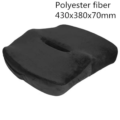 Flannelette VODOOL, дышащая подушка для сиденья для путешествий, u-образная подушка для сиденья с копчиком, подушка для сиденья, автомобильные аксессуары, Стильный чехол для сиденья - Название цвета: Flannelette