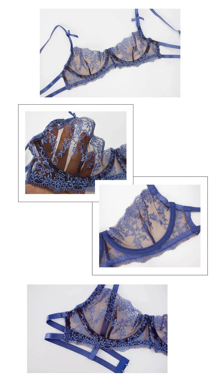 CINOON Lingerie Transparent Push-up ultra-thin Underwear Lace Bra set Sexy lingerie Extreme Temptation Sao Suits Bralette