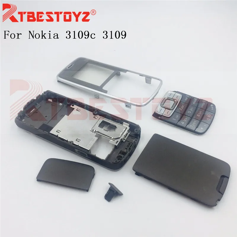 RTBESTOYZ Новый Корпус чехол для Nokia 3109c 3109 полный мобильный телефон с английской