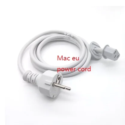 DHL 10PCS/LOT Europe Eu Plug Volex 1.8M charger  Power cord cable for MAC macbook  Computer stand plug