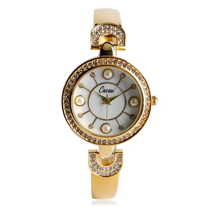 Женщины Часы Классические Хрустальные Браслет Мода Элегантные Сплава Дамы