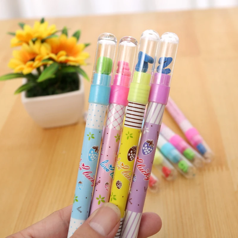 

10Pcs Cute Kawaii Refills for 2B Plastic Mechanical Pencils Kids Gift School Supplies Cartoon Pencil Refills for Student