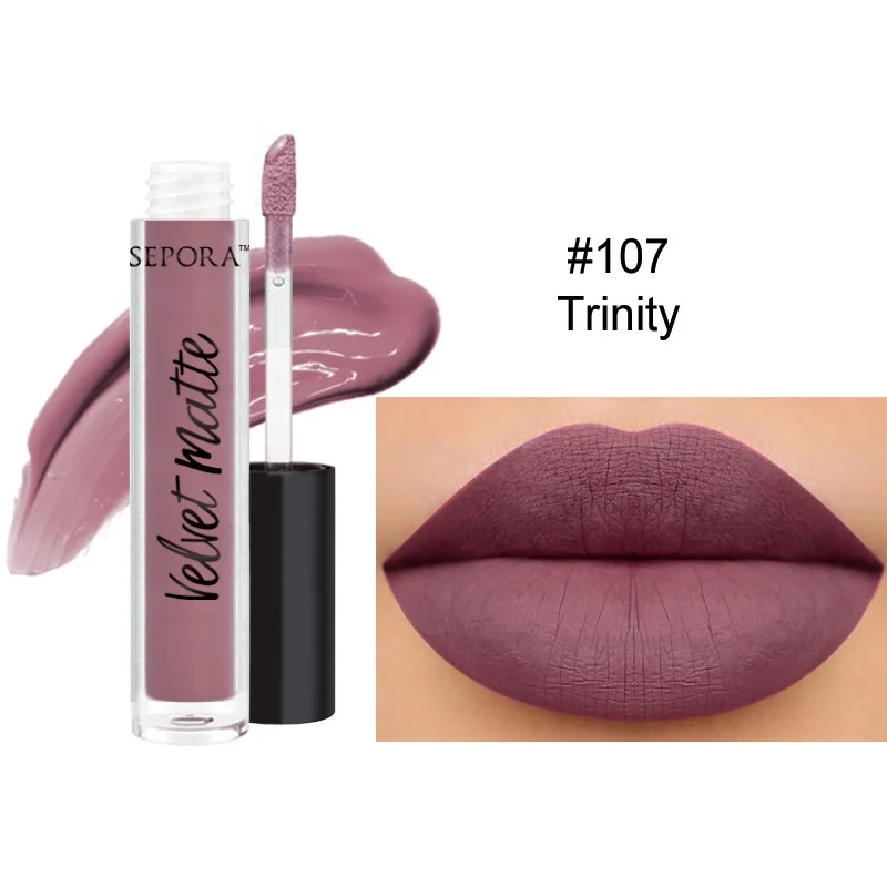 A7 Natural Liquid Lipstick Cosmetics Lips Gloss Long Lasting Lips Colors Matte Lipstick Makeup Pigment - Цвет: A7