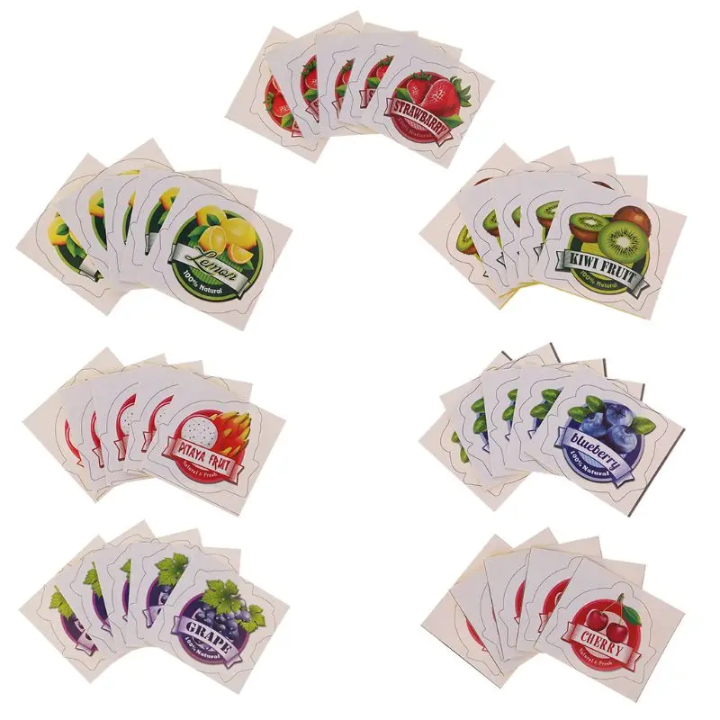 5 шт. наклейки этикетки фруктовый узор Сделай Сам скрапбук украшение Пастер для