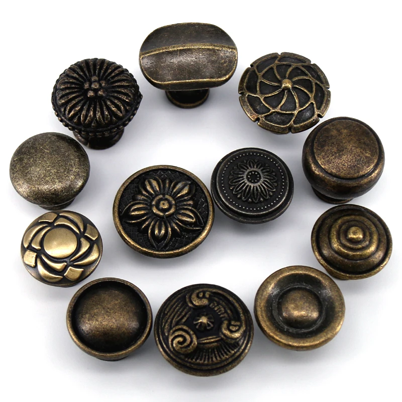 

1x Antique Bronze Single Hole Jewelry Chest Box Cabinet Cupboard Dresser Drawer Door Window Handle Pull Knob