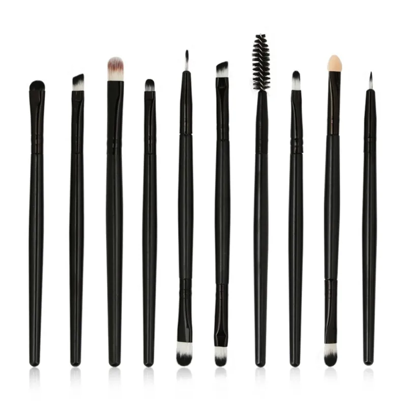10 шт. кистей для макияжа набор инструментов теней губ корректор ресницы