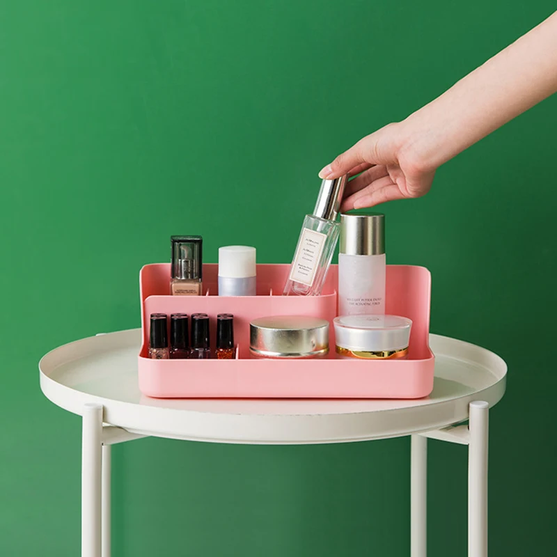 Пластиковый ящик для хранения органайзер макияжа контейнер ювелирных изделий