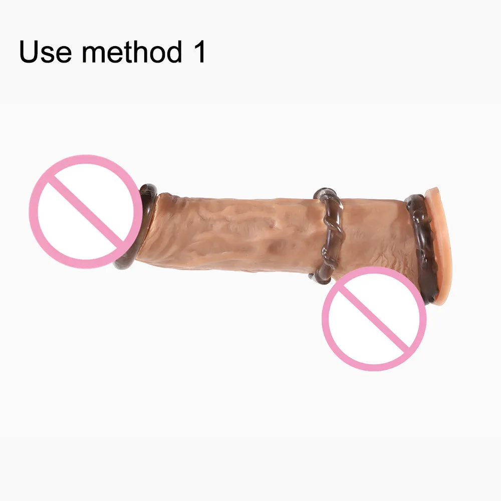 Интимные товары 3 шт. кольца для взрослых пар любителей сексуальных игр кольцо