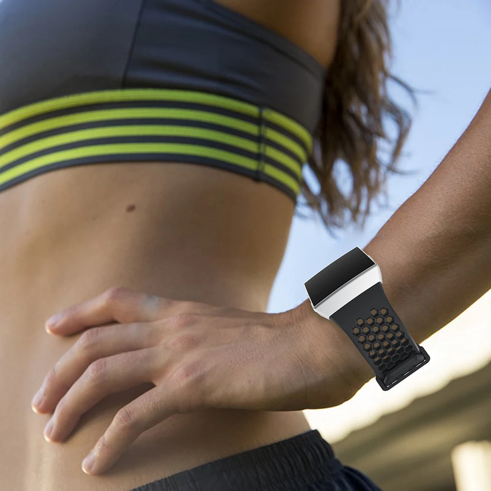 Ремешок для fitbit ионный мягкий силиконовый сменный спортивный ремешок Fitbit