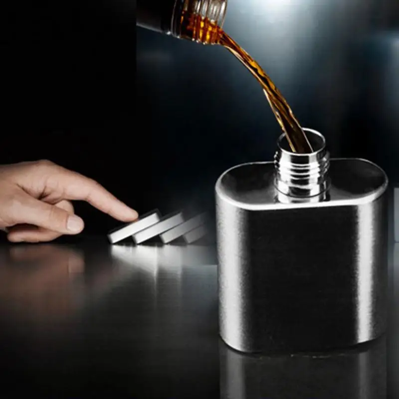 Персонализировать Автомобильный брелок мини графин из нержавеющей стали 1 Oz