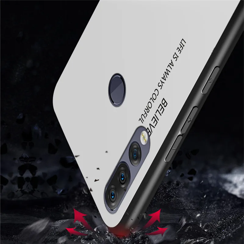 Модный прозрачный чехол из закаленного стекла для lenovo Z5s, чехол s, силиконовый чехол для lenovo Z5S Z5 S, чехол для телефона
