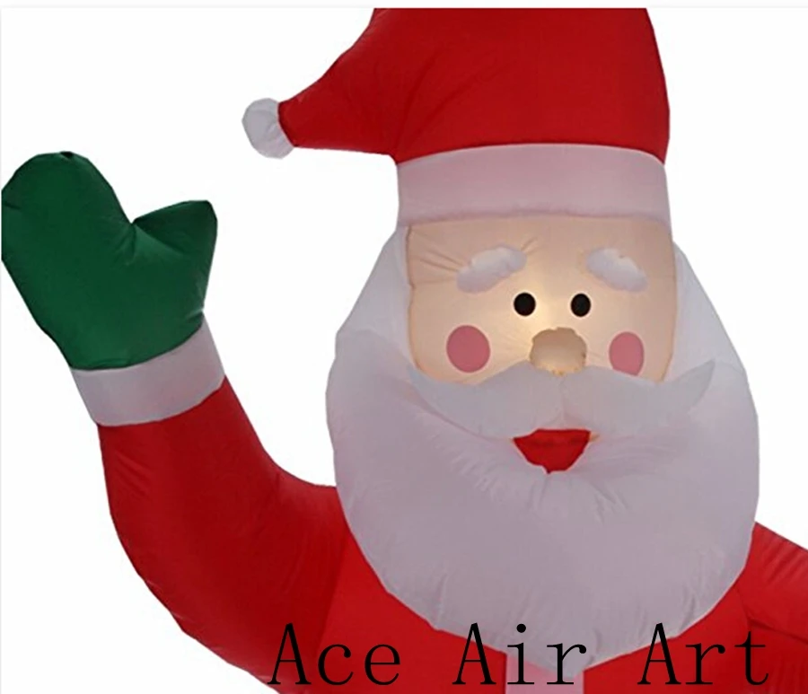 

Inflatable Portable Xmas Christmas Santa Claus Blow Up Indoor and Outdoor Lawn Yard Home Decoration