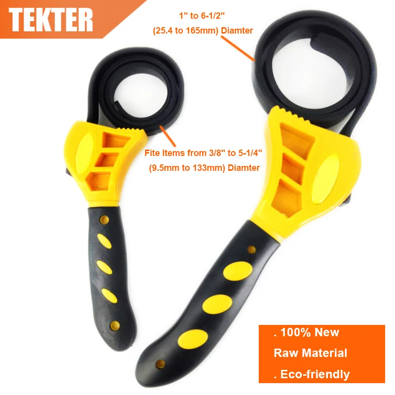 TEKTER TK0021 набор ключей с регулируемым ремешком 500 600 мм Универсальный Масляный