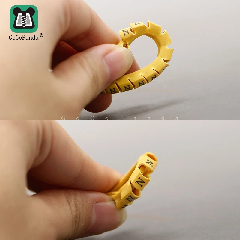 26 рулонов/партия муфта для кабеля ПВХ буквы кабелей длиной 1 5 мм/2 мм/4 мм/6 мм