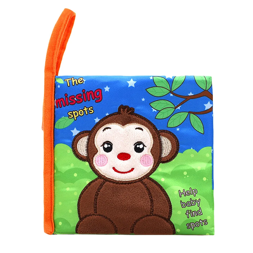 HIINST Baby Милая книга из ткани о животных детская игрушка ткань развития ББ звук