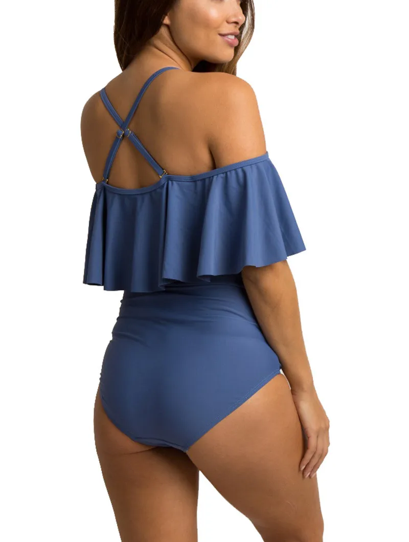 Летний Цельный купальник для беременных женщин сексуальный бикини Купальник