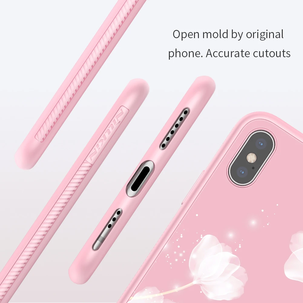 Чехол Nillkin для iPhone Xs из закаленного стекла защитный чехол 5 8 дюйма |