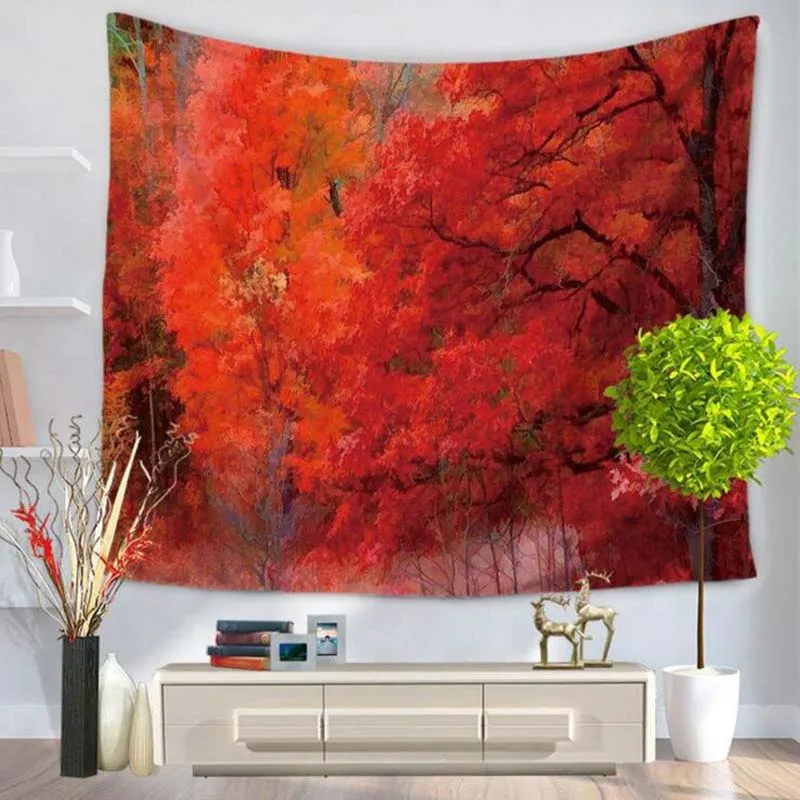 Оптовая продажа гобелен 200 X/см разноцветный искусственный лес полиэстеровый