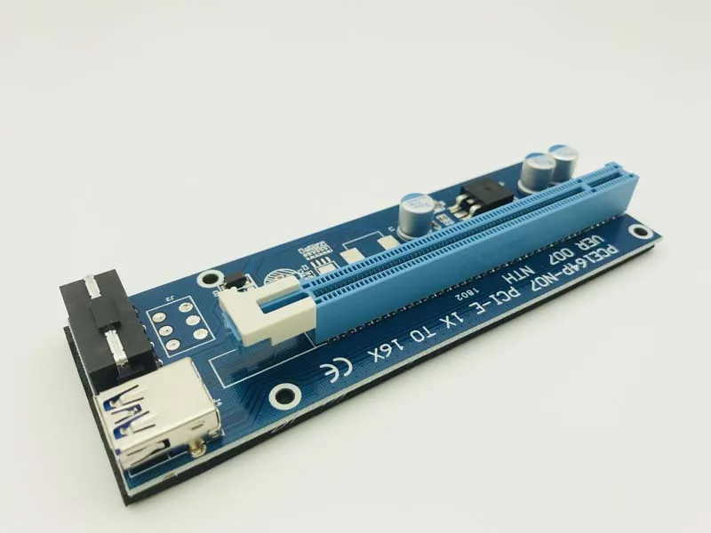 PCIE USB 3 0 30 см 60 pcie расширитель переходная карта 1x к 16x Дата кабель SATA 4Pin IDE Molex