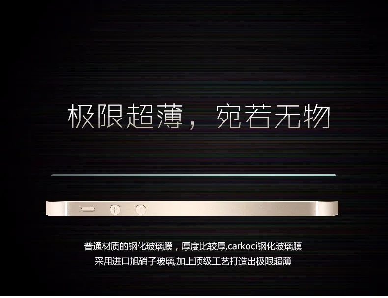 Оригинальная ультратонкая закаленная стеклянная пленка 0 19 мм в розничной