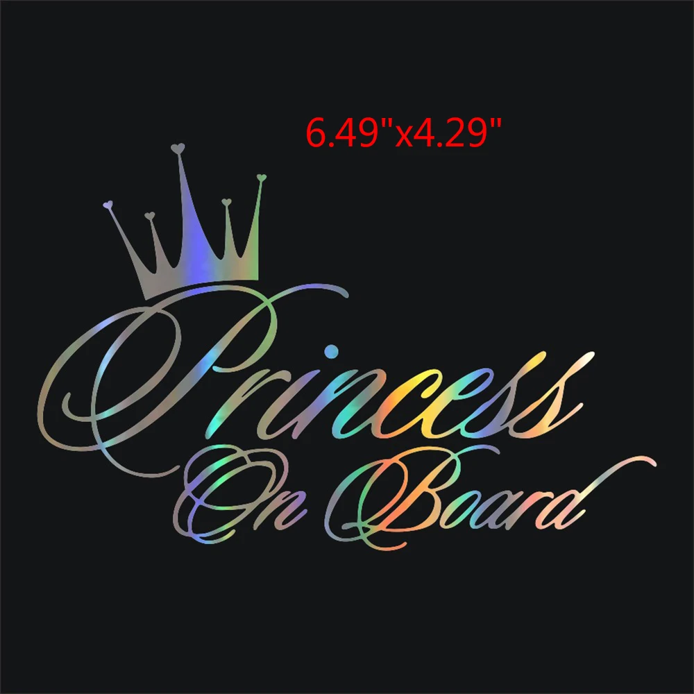 Автомобильные наклейки и Переводные картинки Принцесса на борту Baby in Car Styling