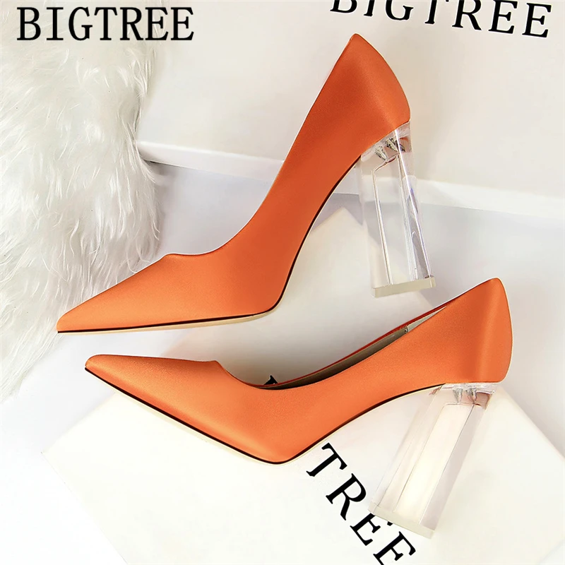 Туфли женские классические на толстом каблуке фетиш пикантные туфли высокий