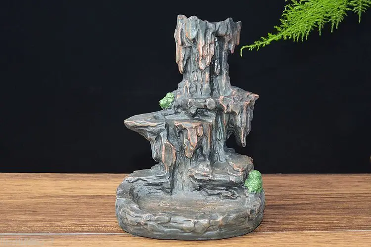 Керамическая горная горелка для благовоний и 7 конусов|incense burner|smoke backflowincense backflow