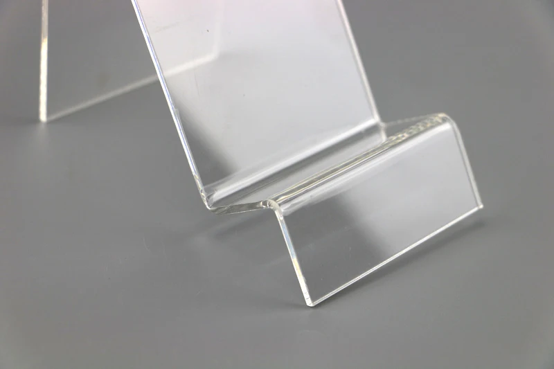 Большой размер акриловый держатель дисплея для сотового телефона обувь стойка