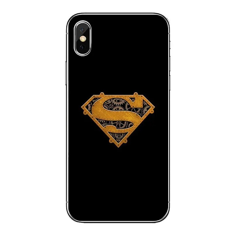 Силиконовый чехол для iPod Touch iPhone 4 4S 5 5S 5C SE 6 6S 7 8 X XR XS Plus MAX marvel hero Man of steel Crazy superman с