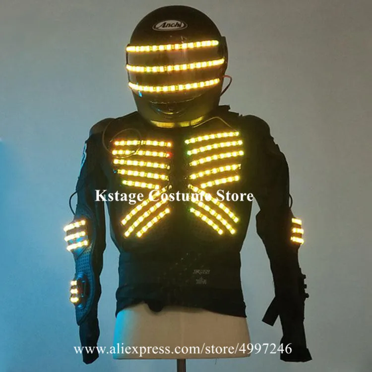Светодиодные костюмы RE28 Tron с разноцветной подсветкой сценический костюм певицы