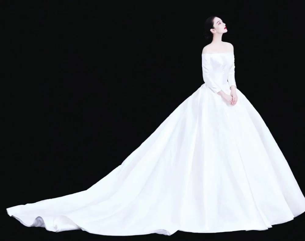 Женское сатиновое платье A Line с длинным рукавом и зеленым наполнителем